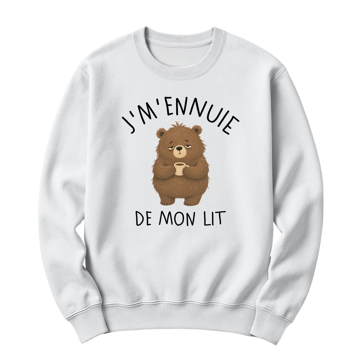 Crewneck J'm'ennuie de mon lit