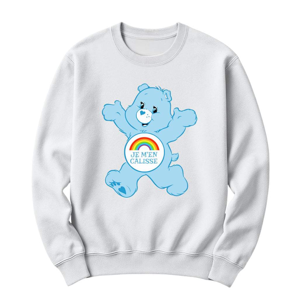 Crewneck J'm'en câlisse en calinours