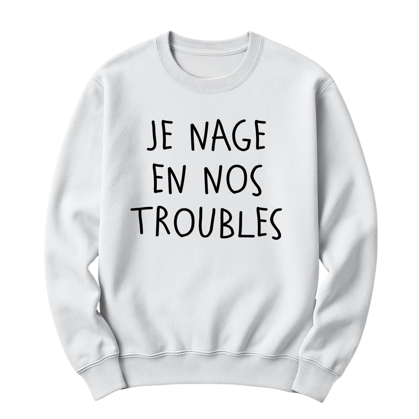 Crewneck Je nage en nos troubles