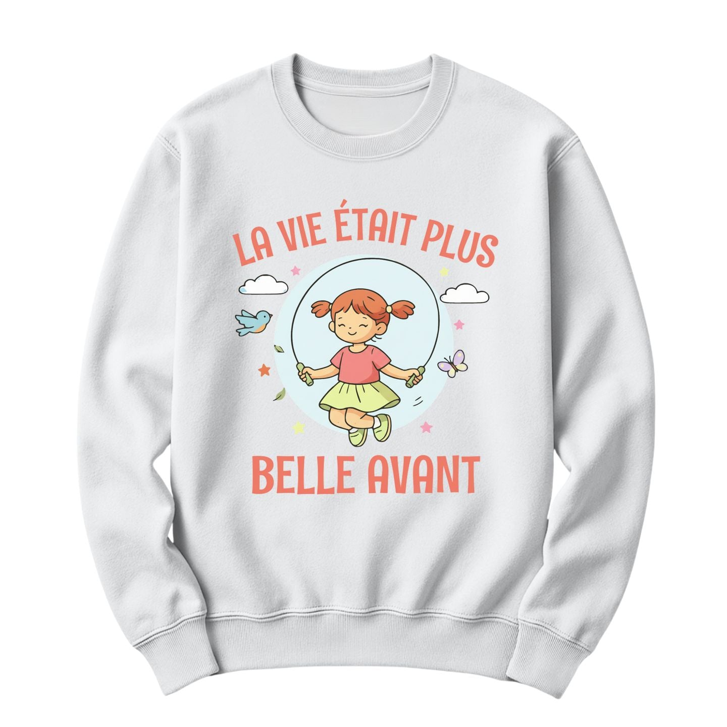 Crewneck La vie était plus belle avant Image principale du produit