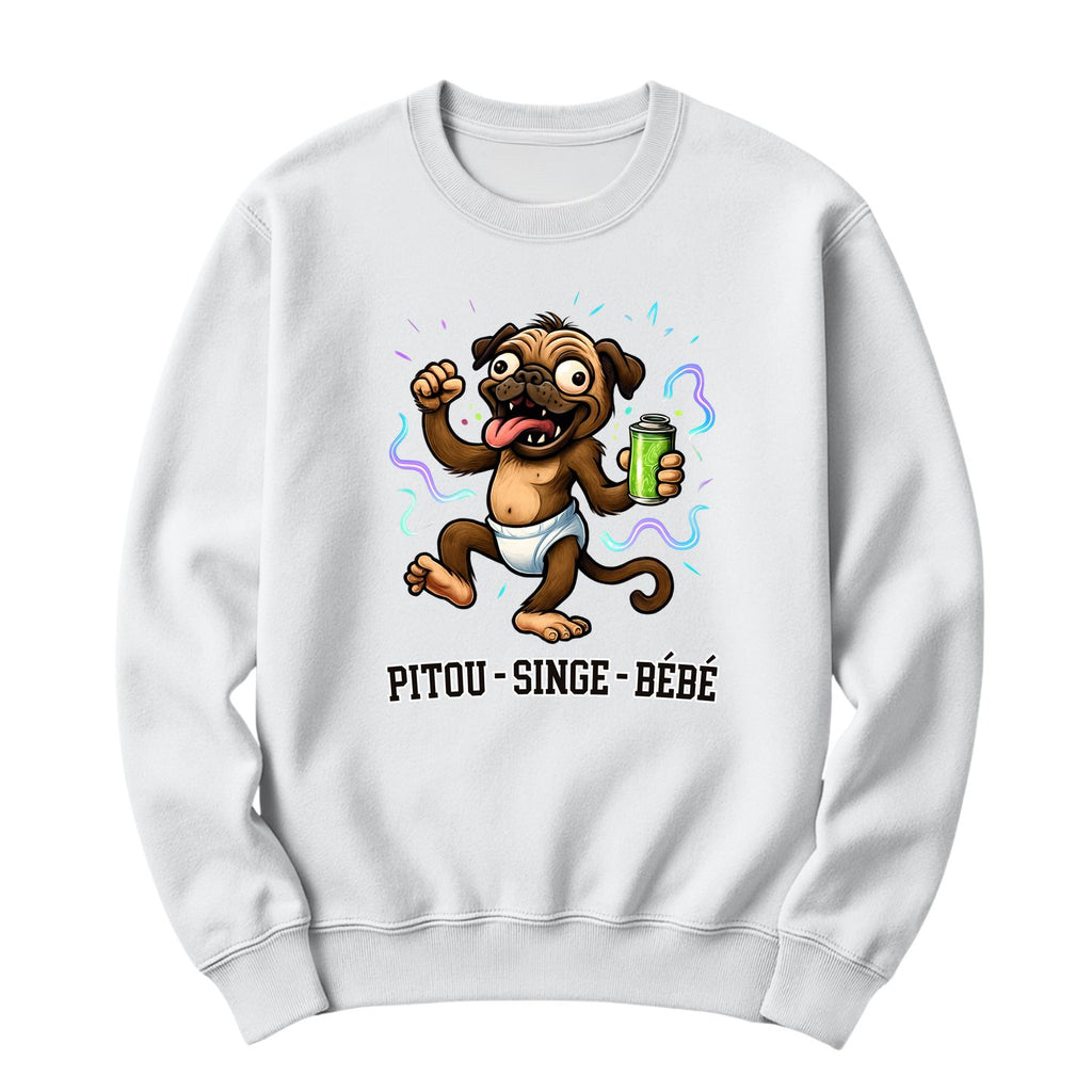 Crewneck Pitou singe bébé