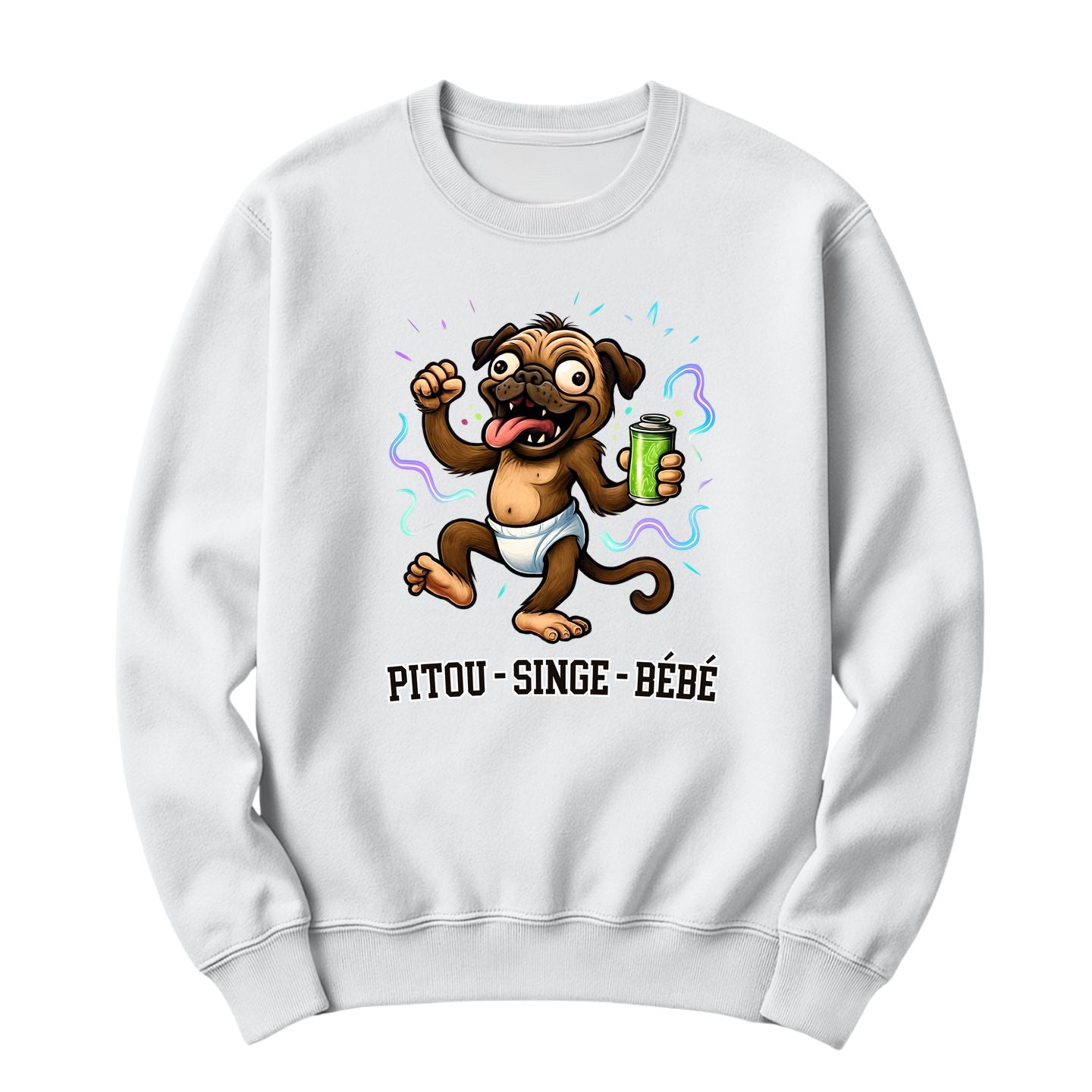 Crewneck Pitou singe bébé