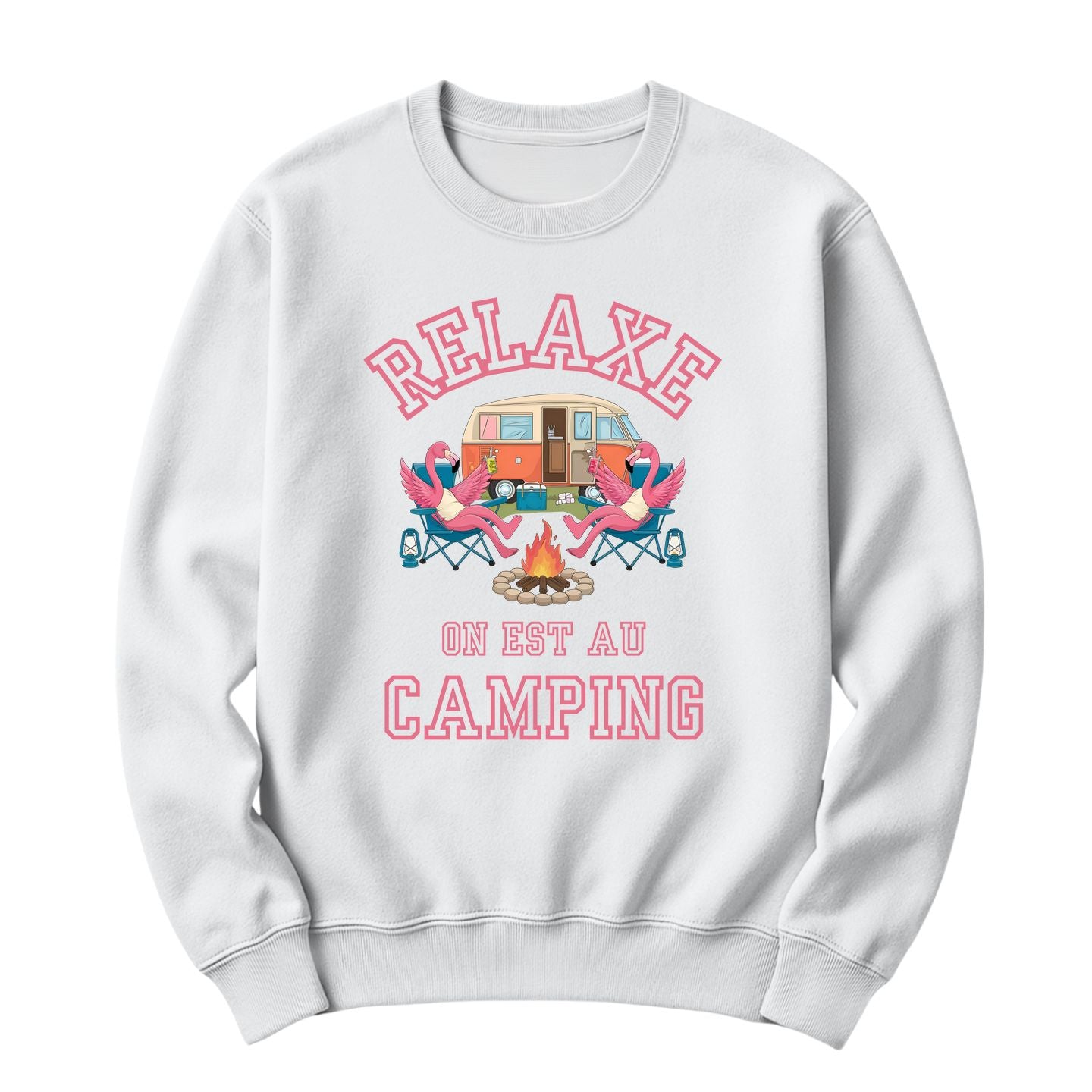 Crewneck Relaxe on est au camping