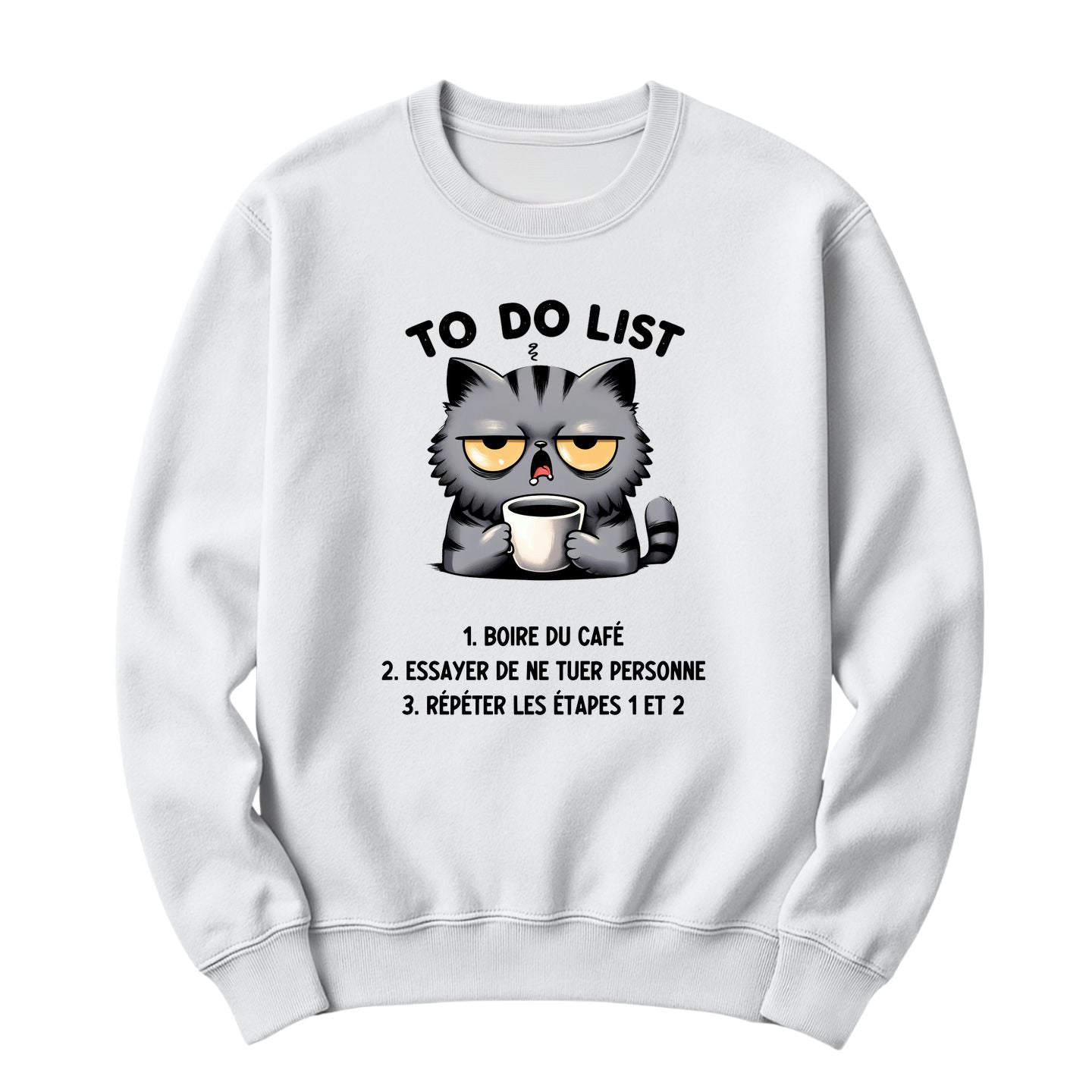 Crewneck To-Do List Café Image secondaire du produit