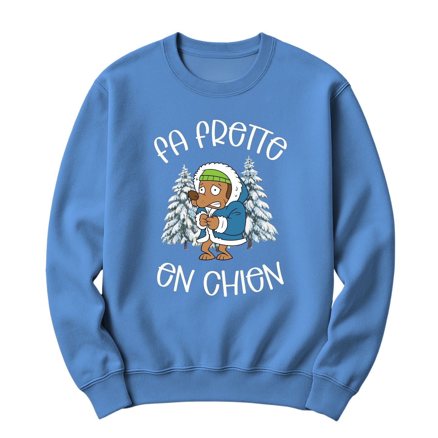 Crewneck Fa frette en chien