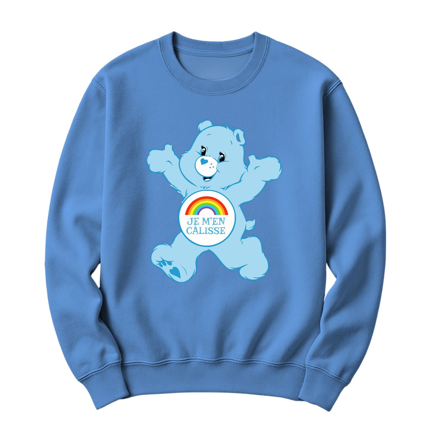 Crewneck J'm'en câlisse en calinours