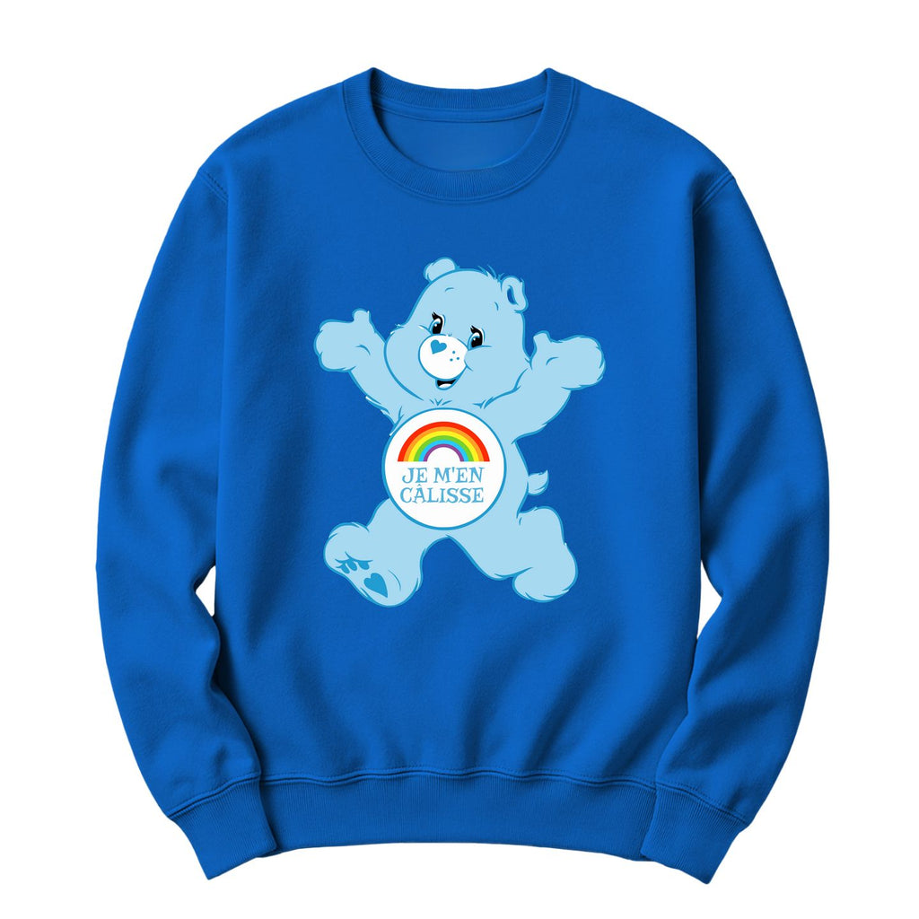 Crewneck J'm'en câlisse en calinours