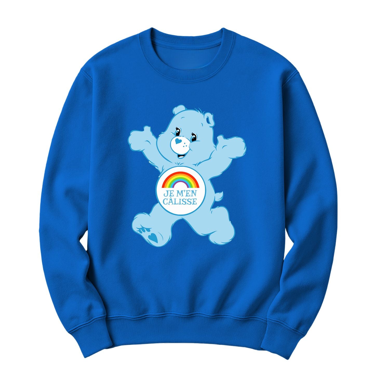 Crewneck J'm'en câlisse en calinours