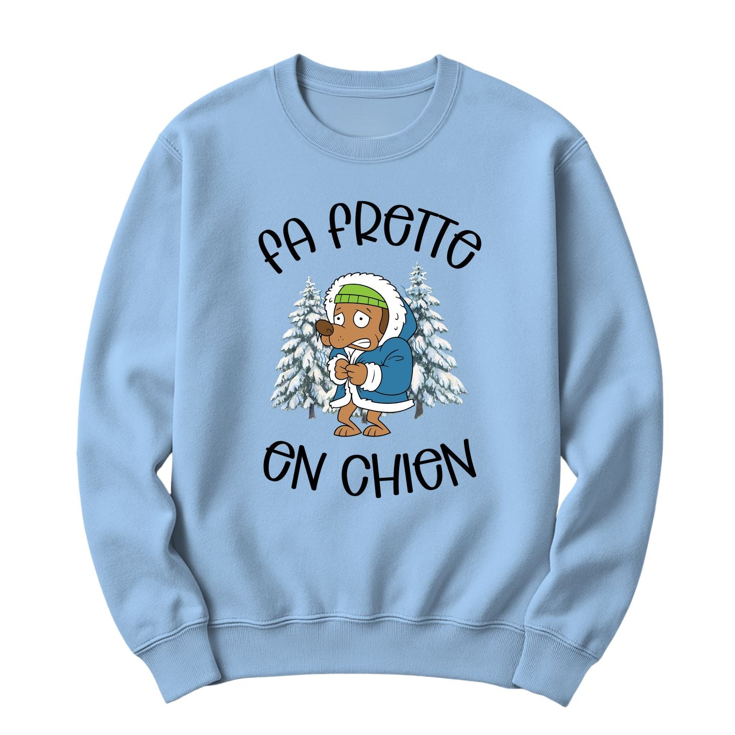 Crewneck Fa frette en chien