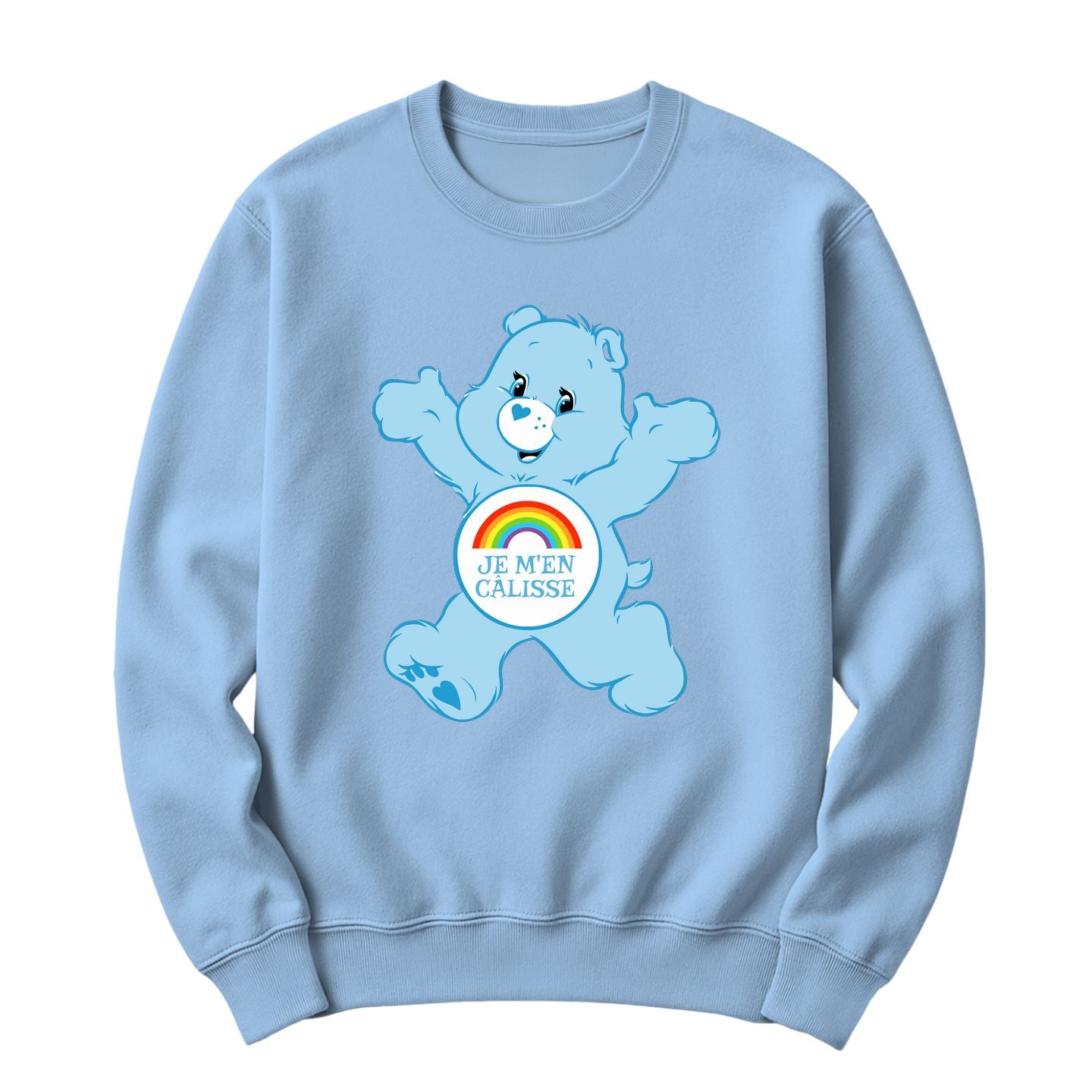 Crewneck J'm'en câlisse en calinours Image principale du produit