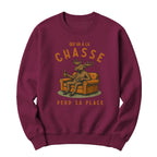 Crewneck Qui va à la chasse perd sa place