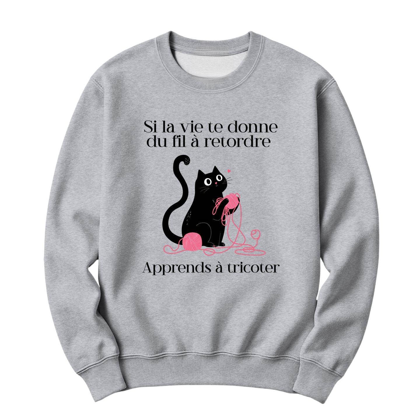 Crewneck Apprends à tricoter