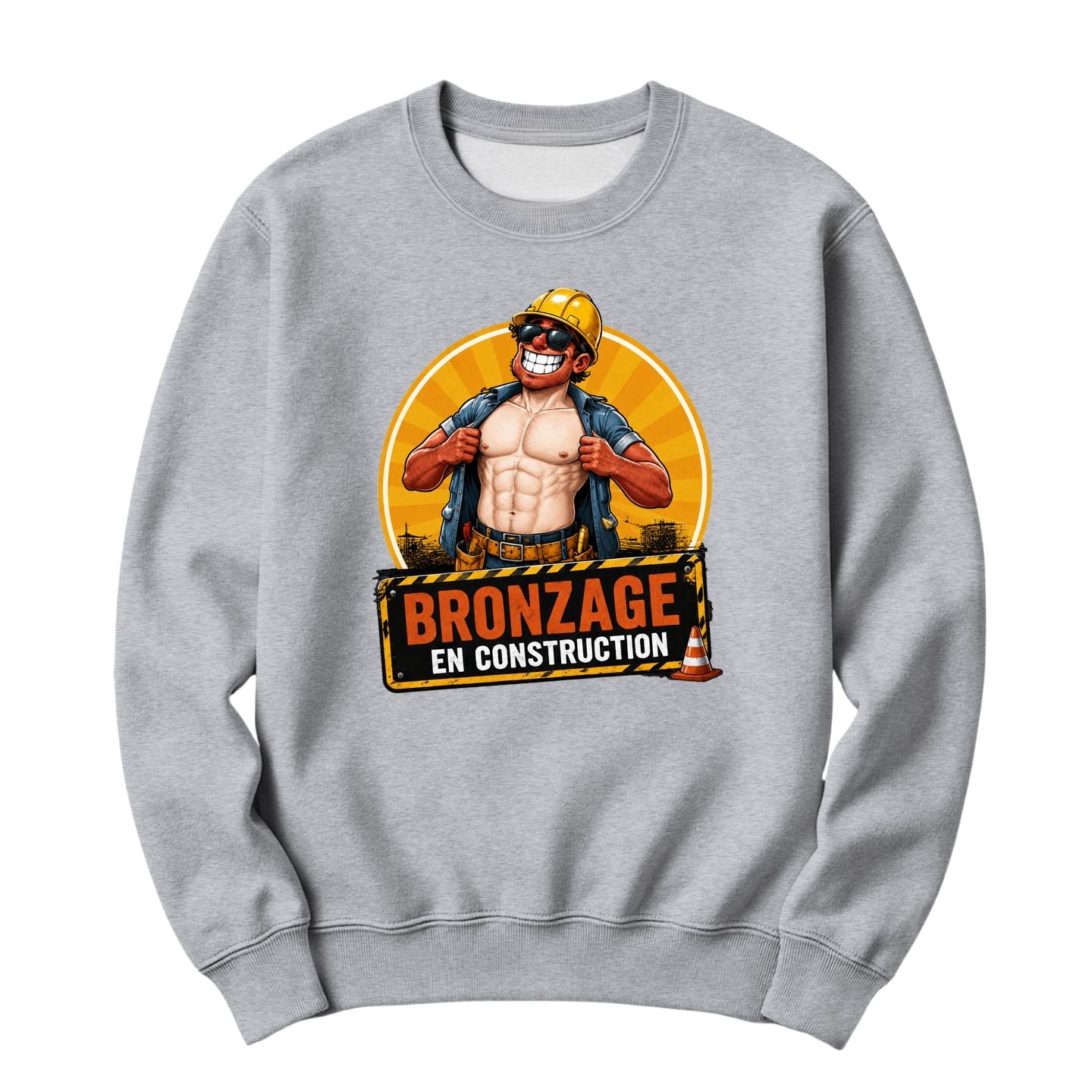 Crewneck Bronzage en construction