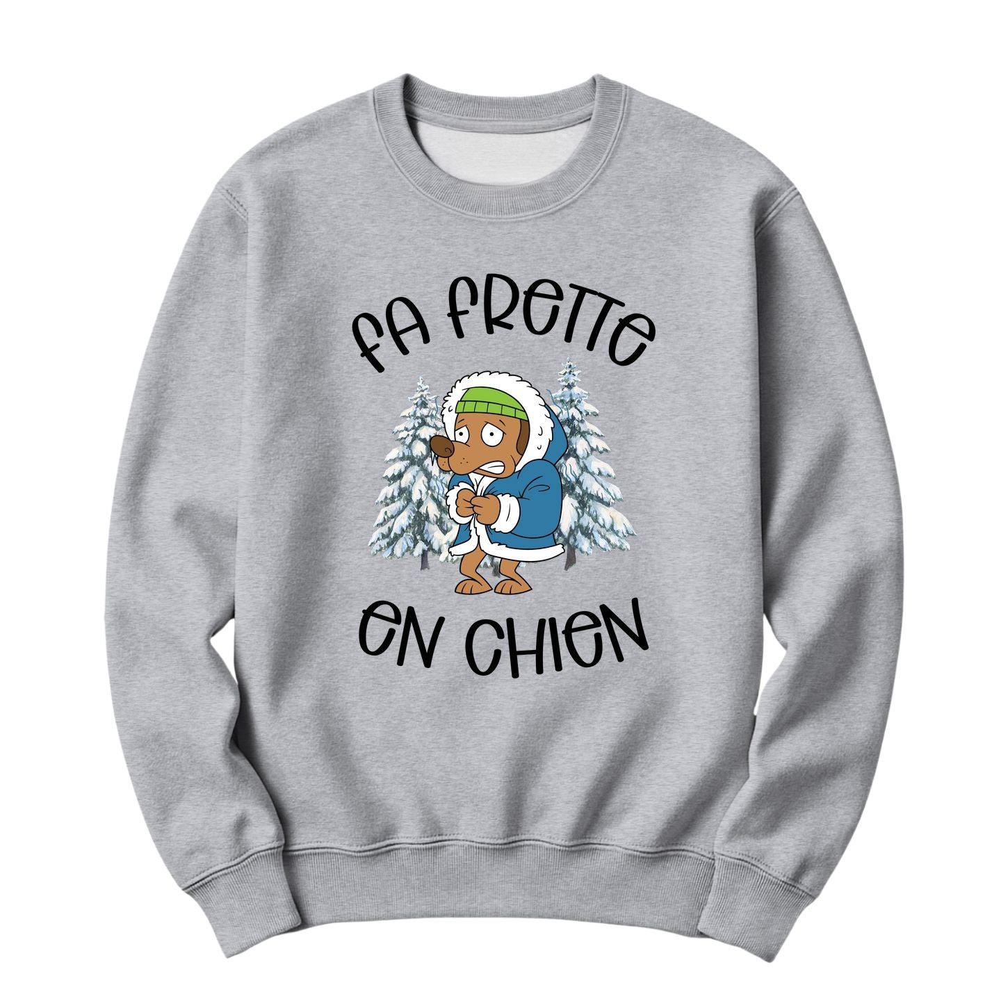 Crewneck Fa frette en chien