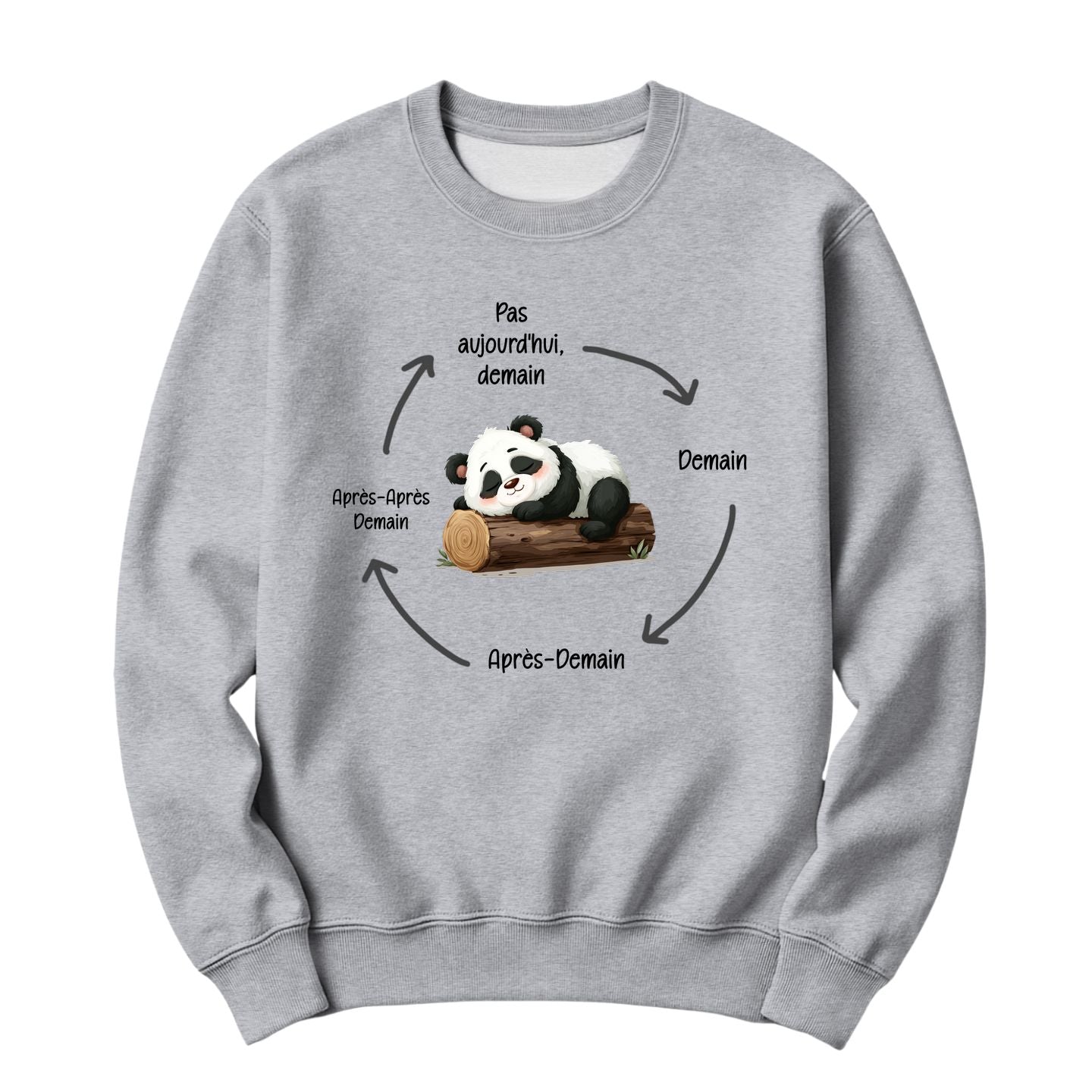 Crewneck Pas aujourd'hui, demain