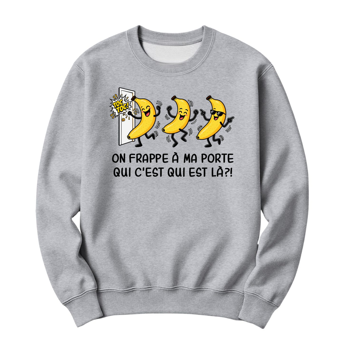 Crewneck Toc Toc On frappe à ma porte