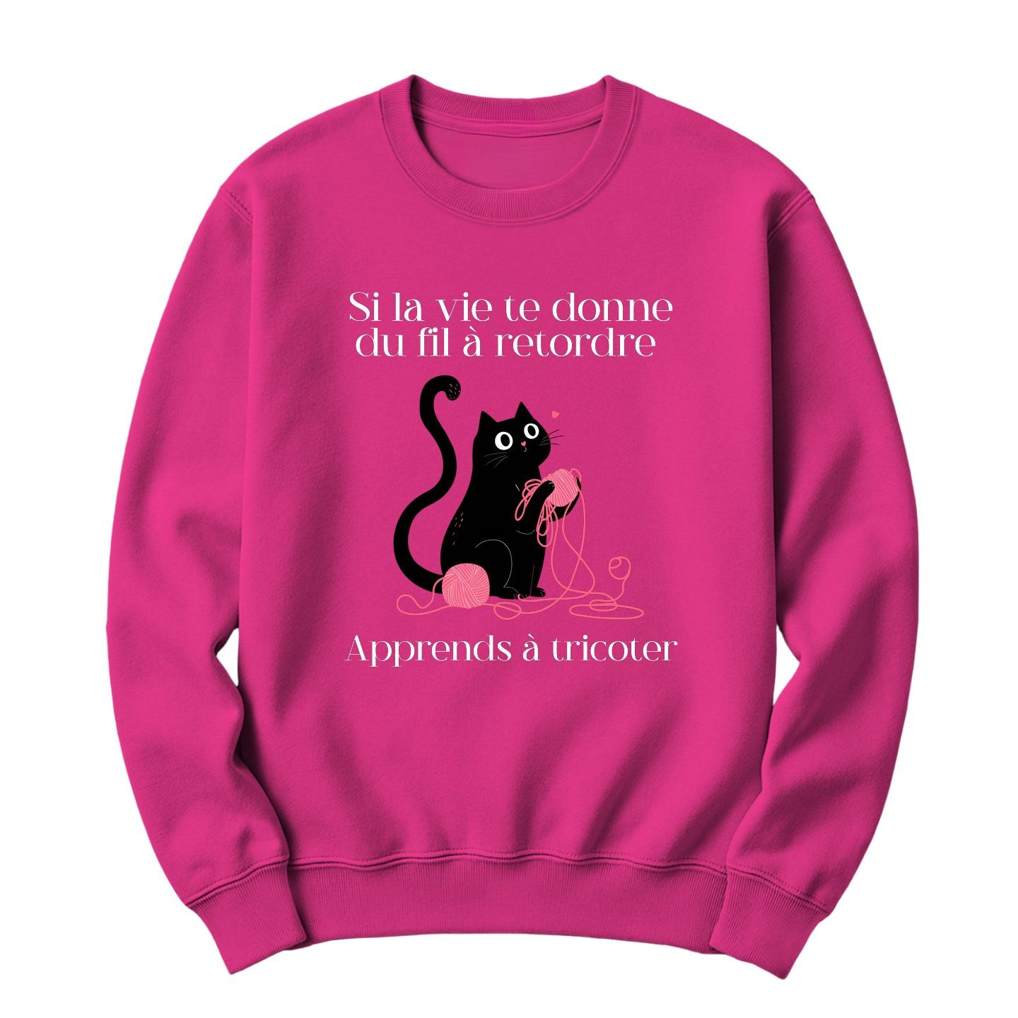 Crewneck Apprends à tricoter