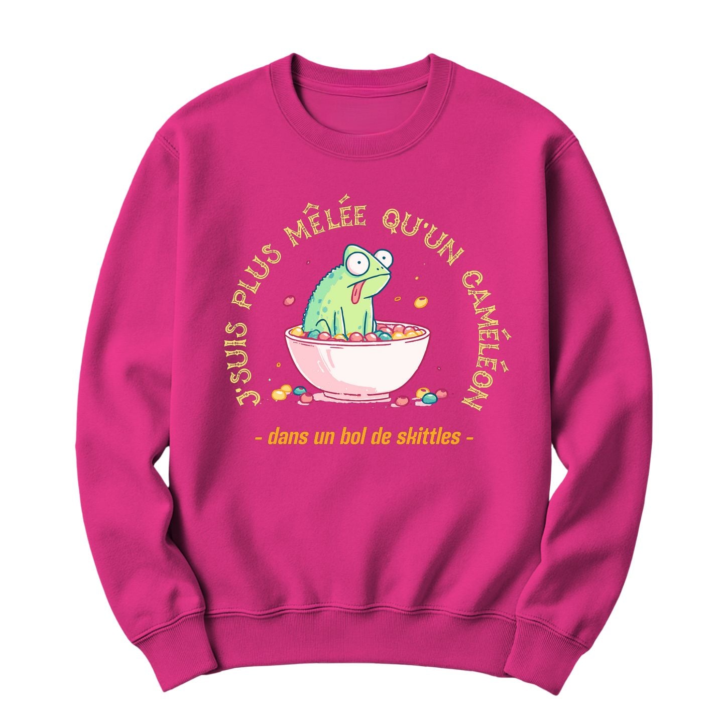 Crewneck J'suis plus mêlée qu'un Caméléon