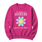 Crewneck Je porte le sourire que tu m'as donné