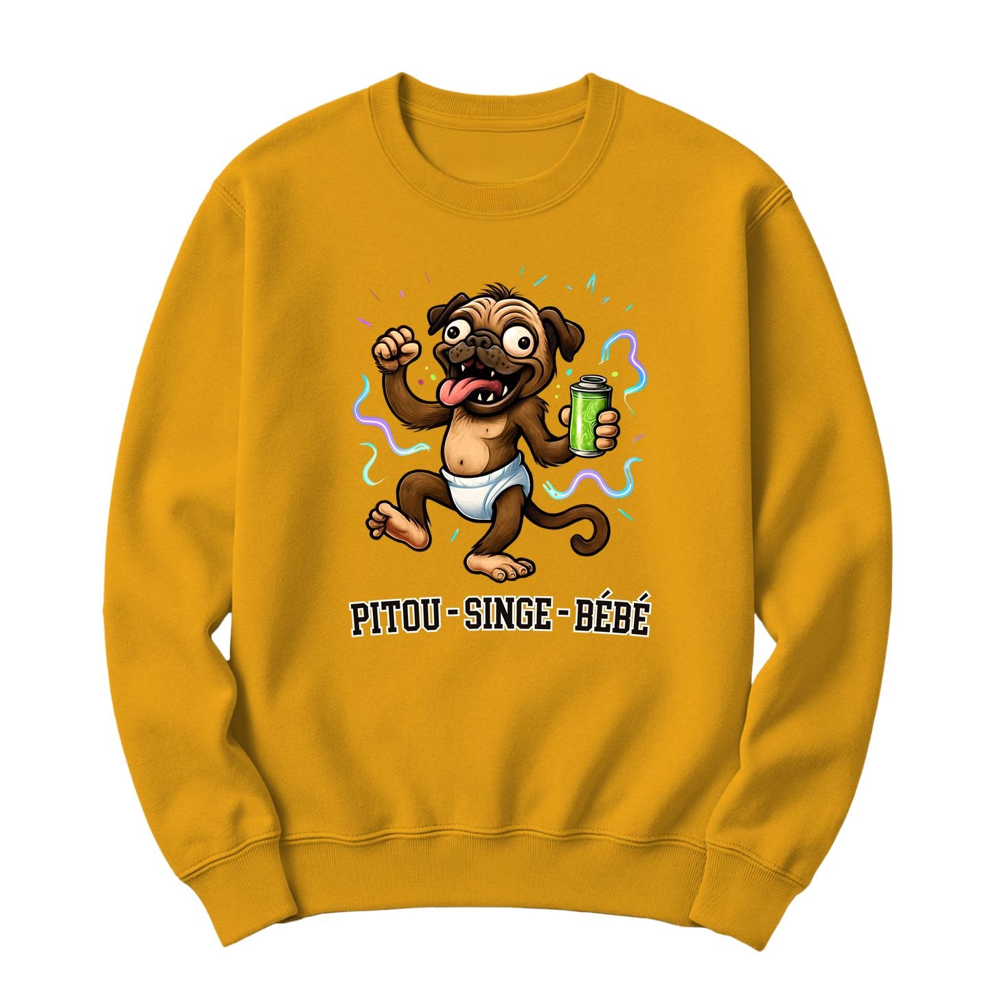 Crewneck Pitou singe bébé
