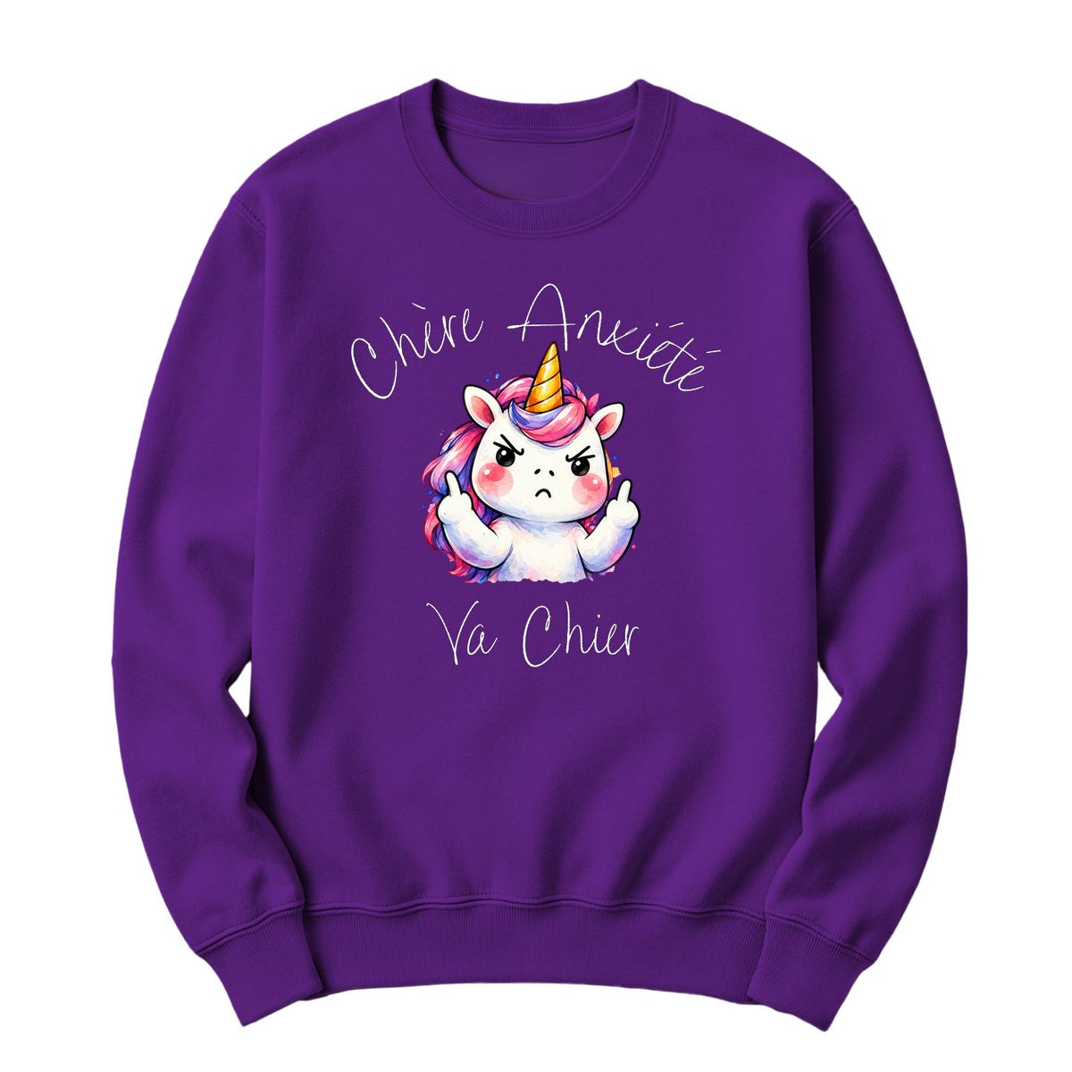 Crewneck Chère Anxiété Va Chier