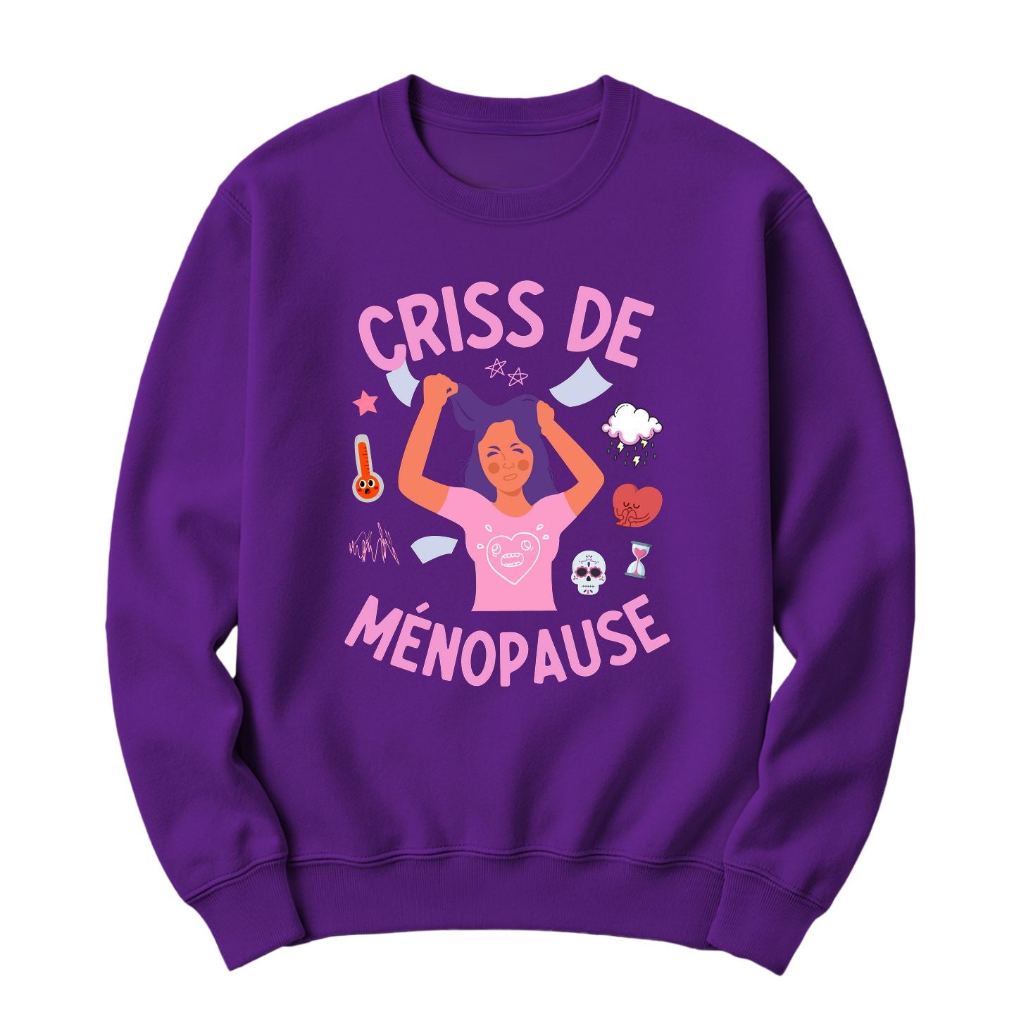 Crewneck Criss de Ménopause Funky Image principale du produit