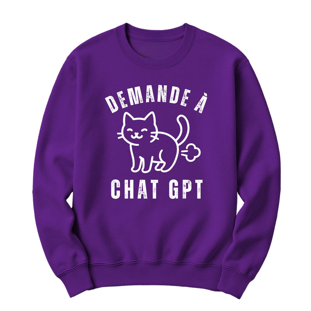 Crewneck Demande à Chat Gpt