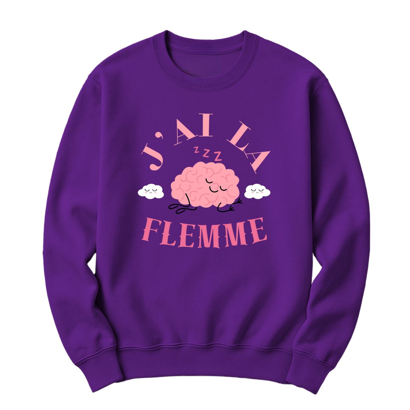 Crewneck J'ai la flemme Image secondaire du produit