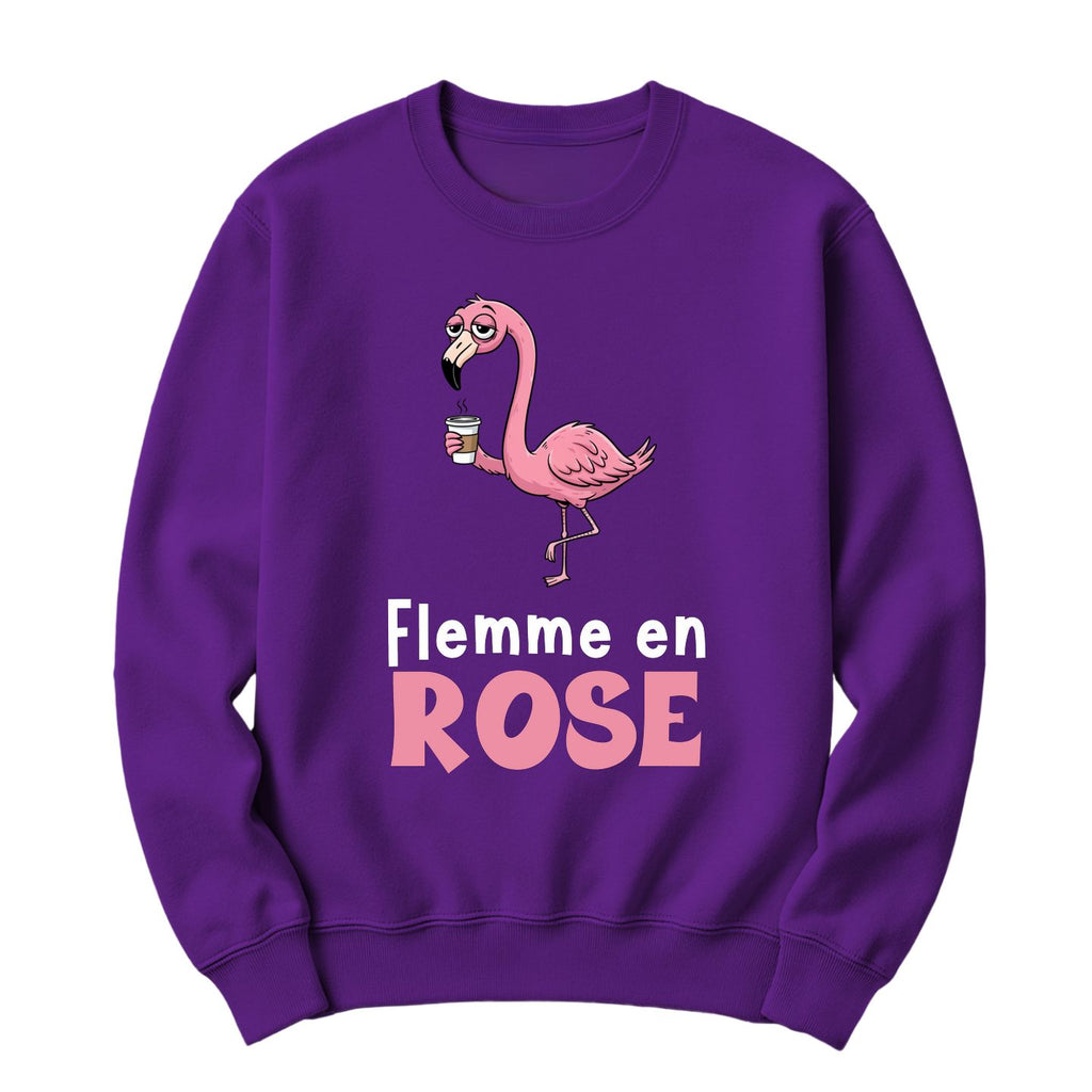 Crewneck Flemme en rose