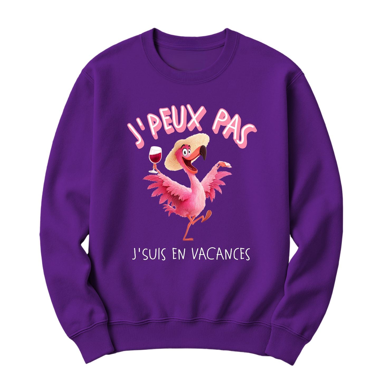 Crewneck J'peux pas j'suis en vacances
