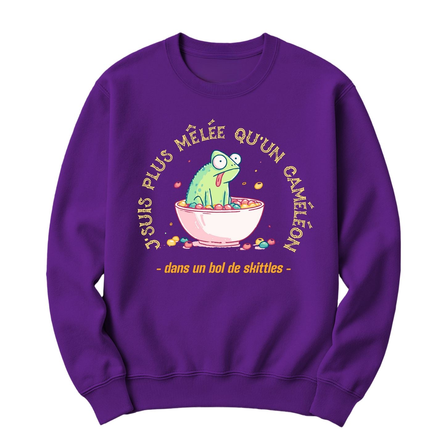 Crewneck J'suis plus mêlée qu'un Caméléon