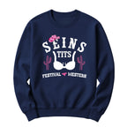 Crewneck Seins Tits Festival Western