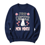 Crewneck J'aime caresser mon minou