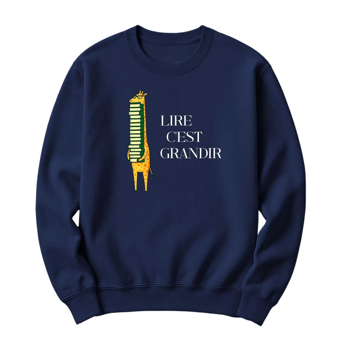 Crewneck Lire c'est grandir