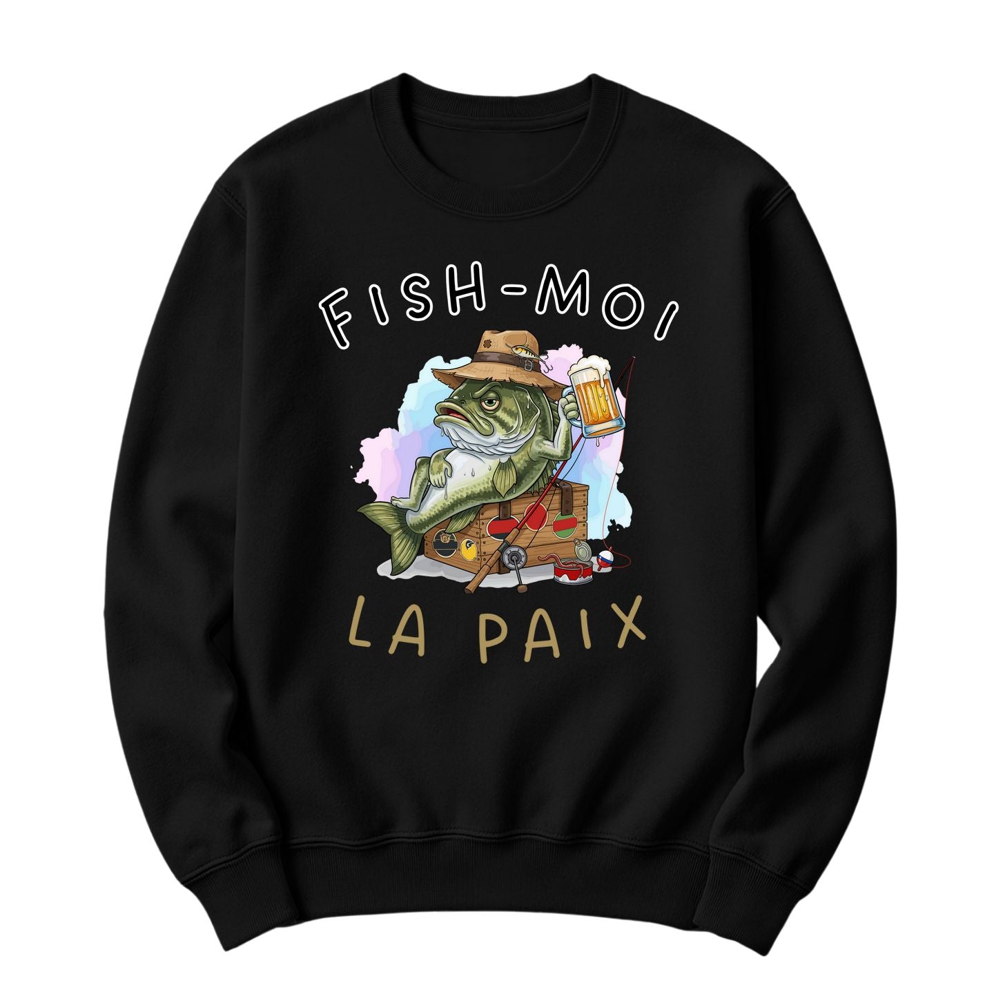 Crewneck Fish-moi la paix Image secondaire du produit