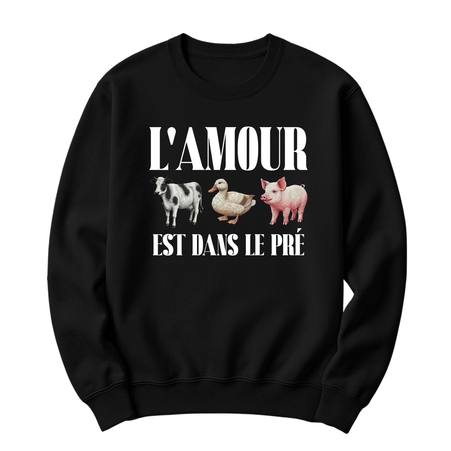 Crewneck L'amour est dans le pré