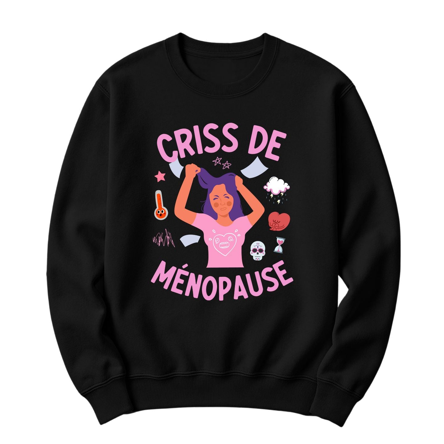 Crewneck Criss de Ménopause Funky