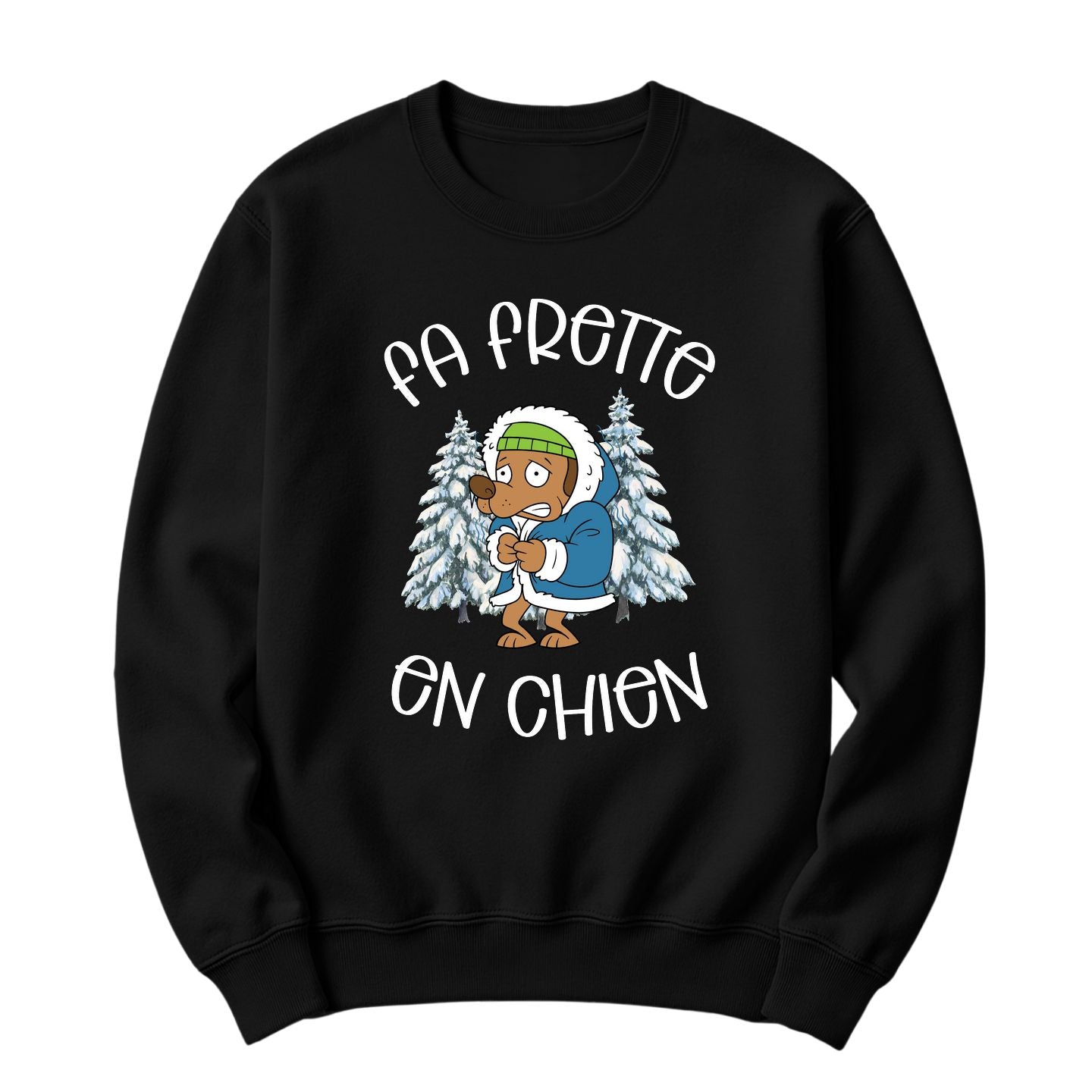 Crewneck Fa frette en chien Image secondaire du produit