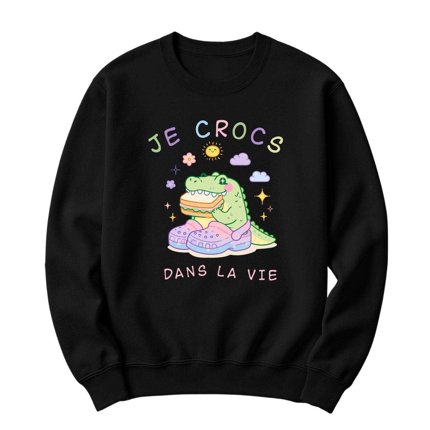 Crewneck Je Crocs dans la vie
