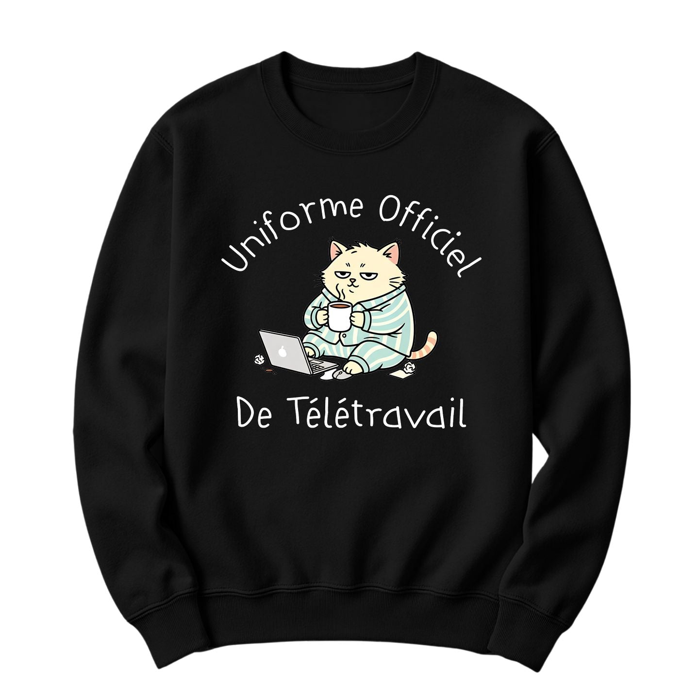 Crewneck Uniforme officiel de télétravail Image secondaire du produit