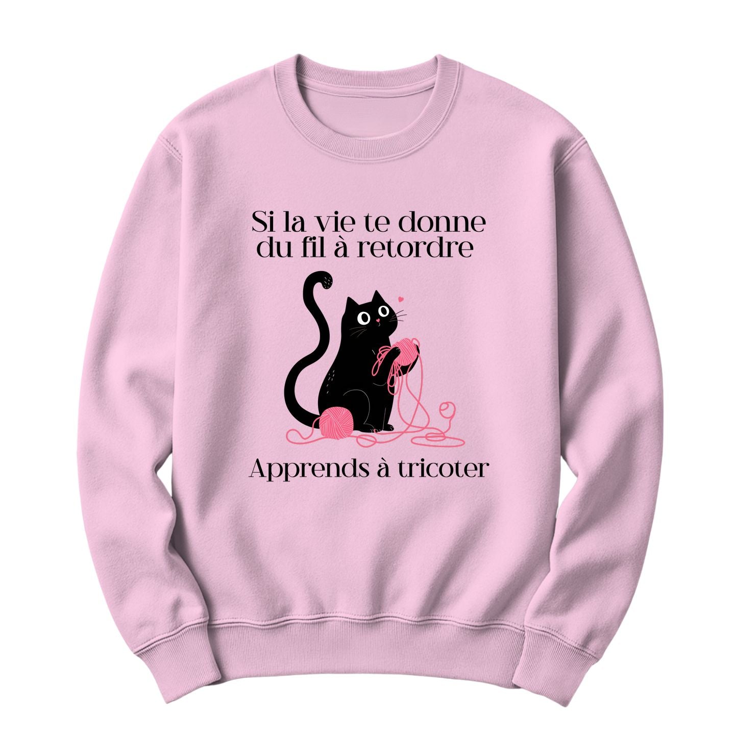 Crewneck Apprends à tricoter
