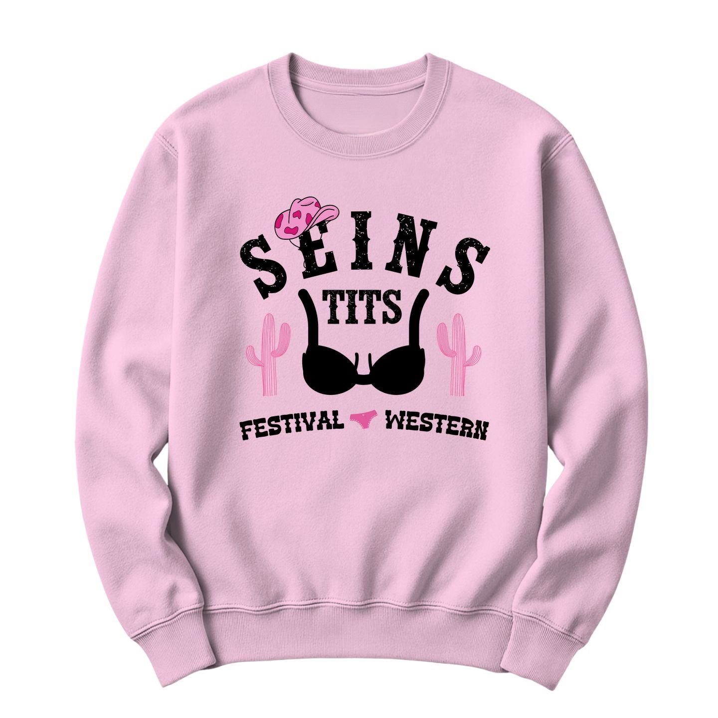 Crewneck Seins Tits Festival Western Image secondaire du produit
