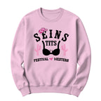 Crewneck Seins Tits Festival Western