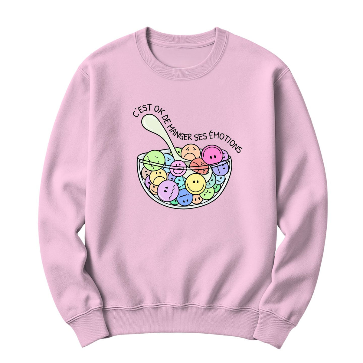 Crewneck C'est Ok de manger ses émotions