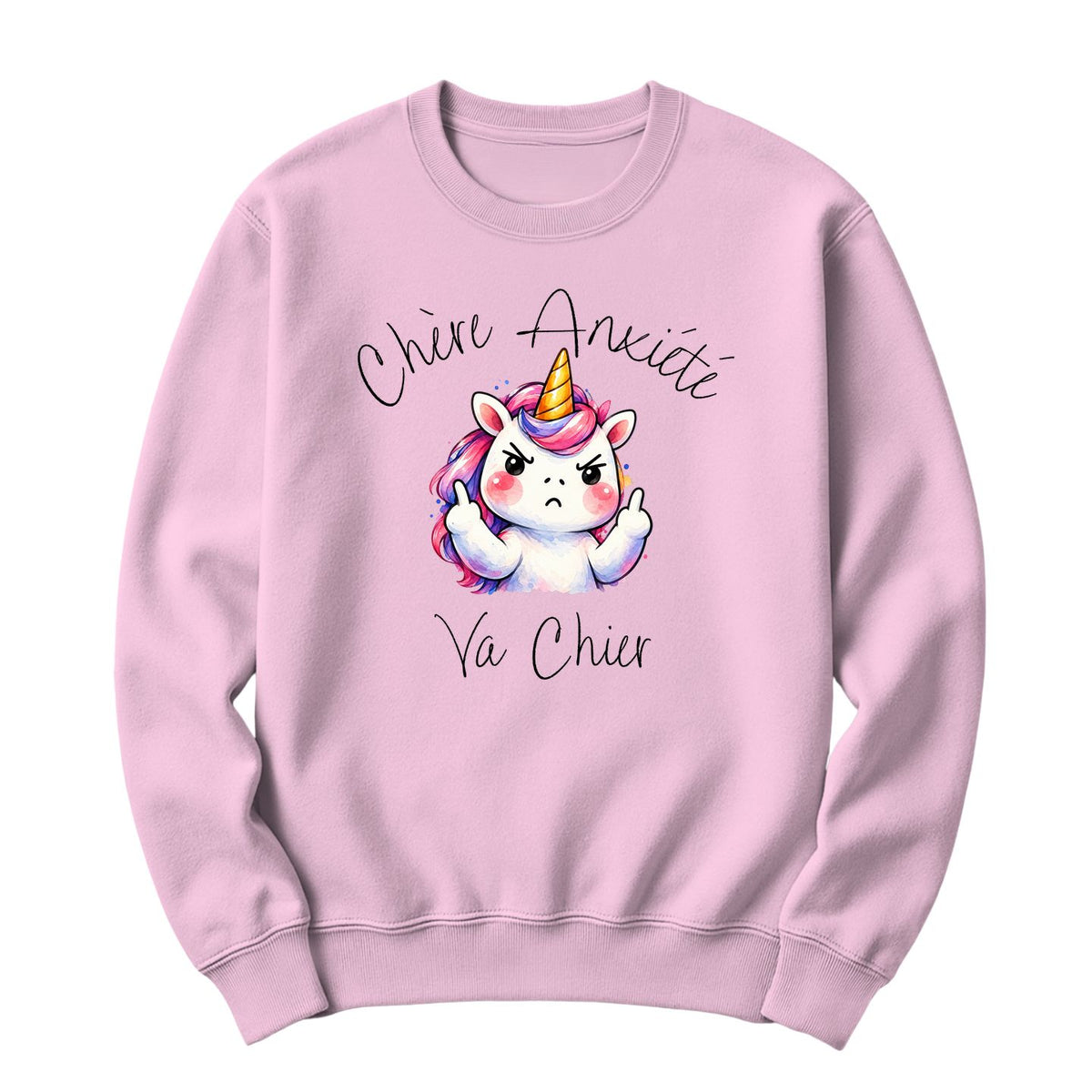 Crewneck Chère Anxiété Va Chier