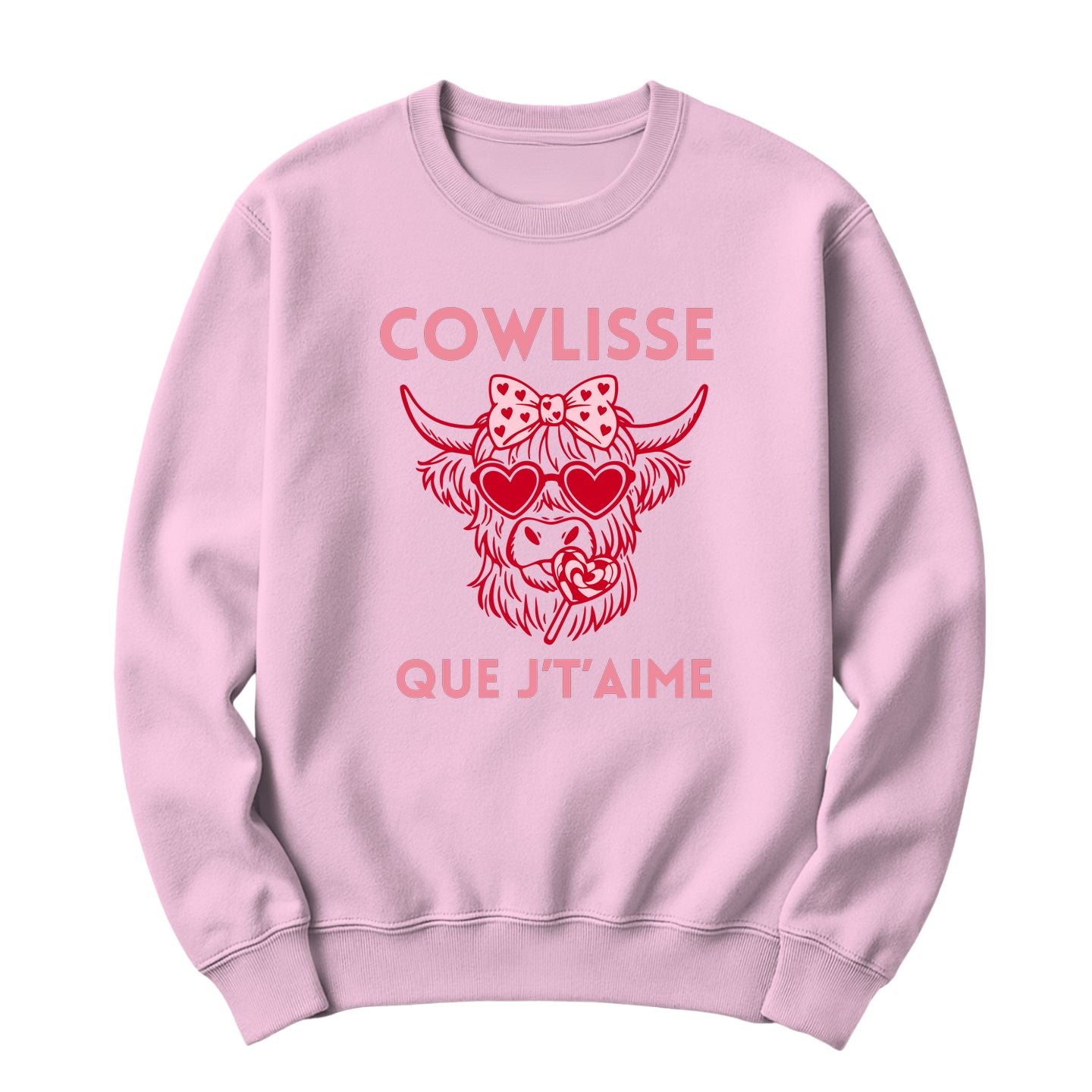 Crewneck Cowlisse que j't'aime