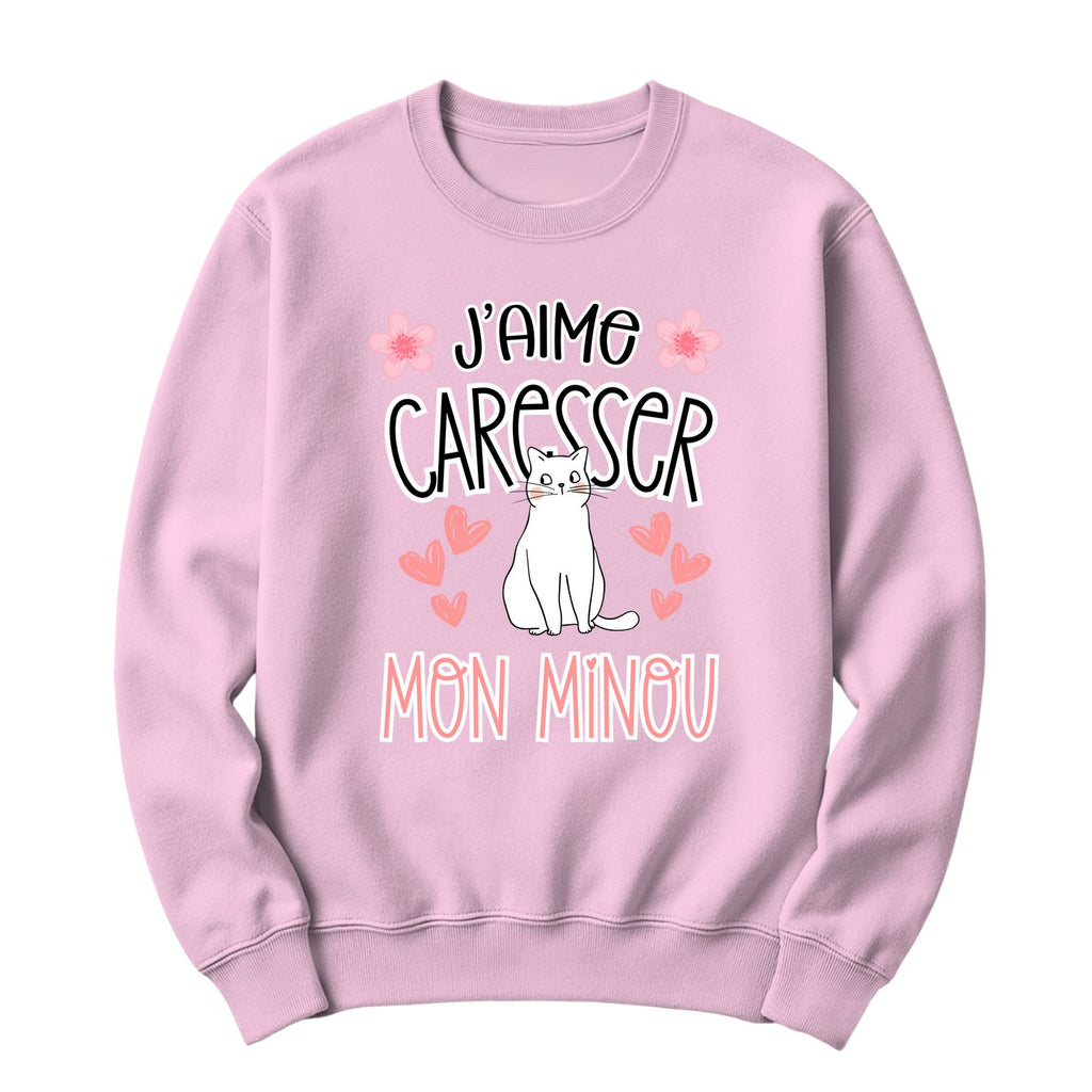 Crewneck J'aime caresser mon minou