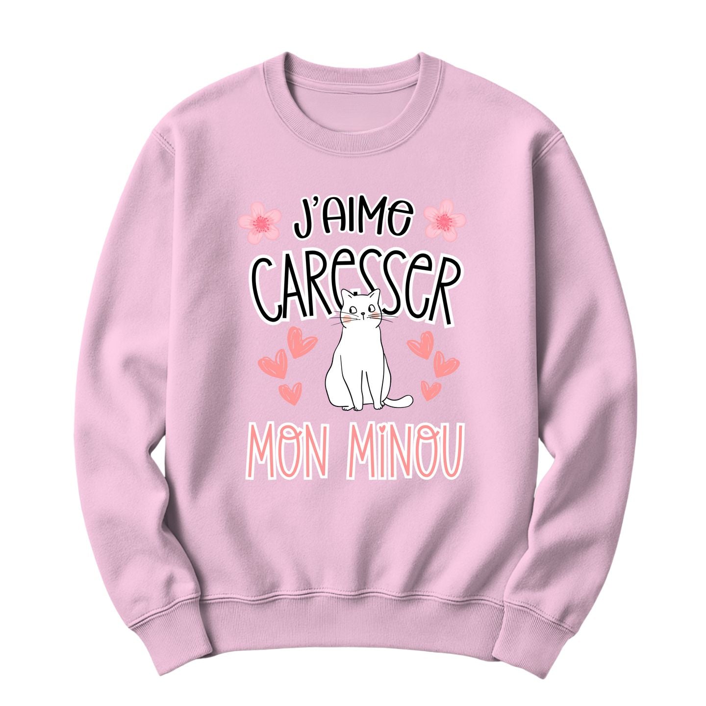 Crewneck J'aime caresser mon minou