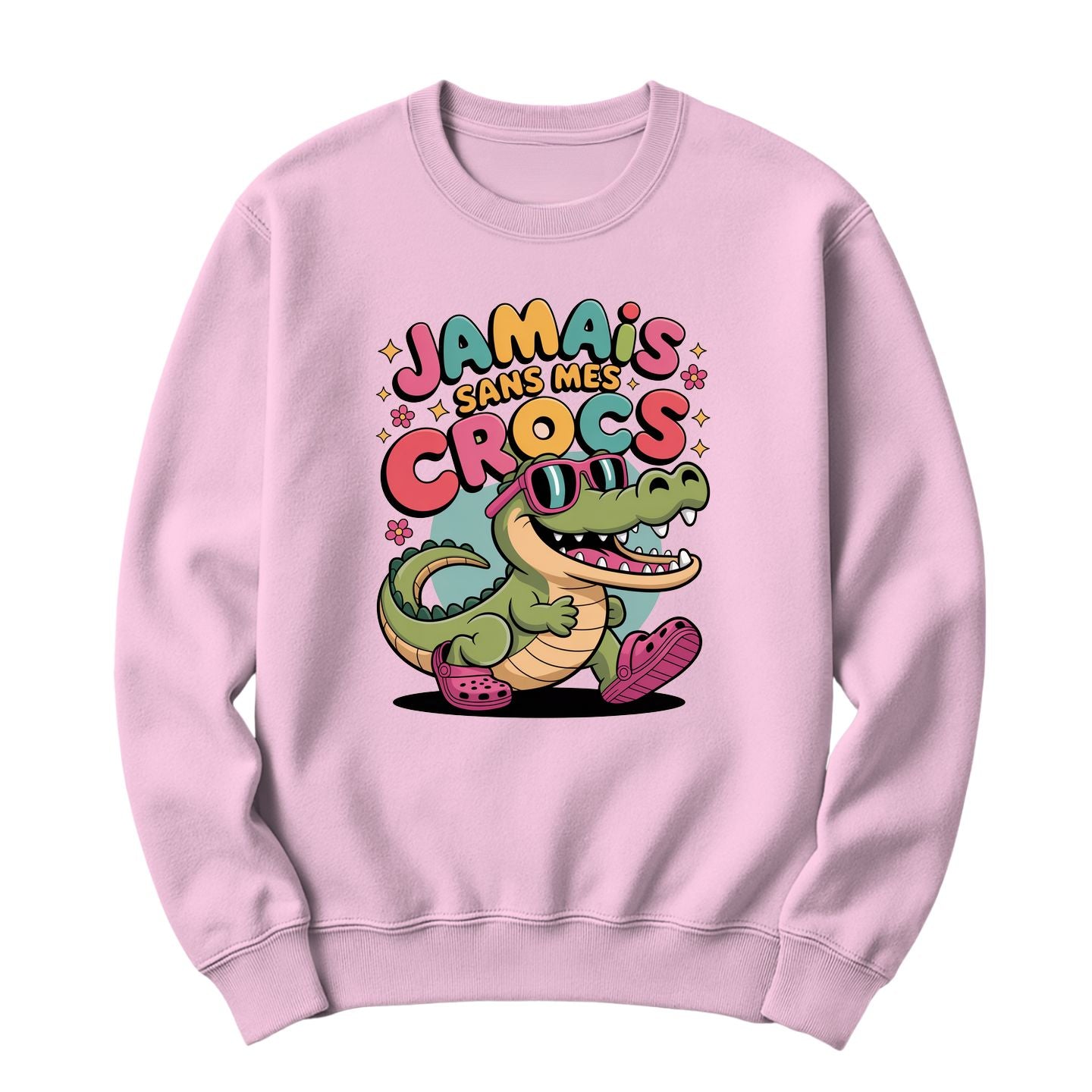 Crewneck Jamais sans mes crocs Image secondaire du produit