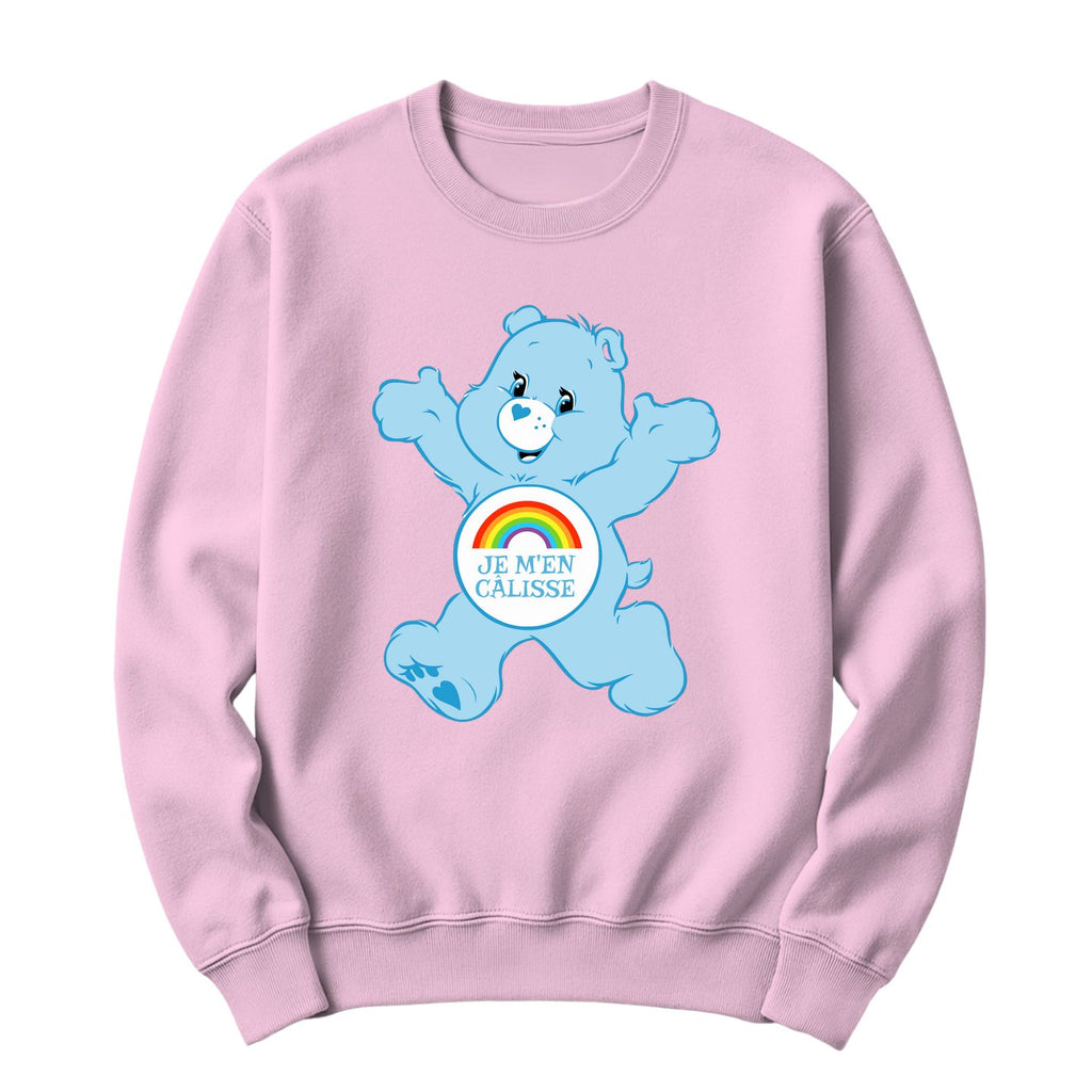 Crewneck J'm'en câlisse en calinours